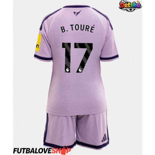 Dres Newcastle United Bazoumana Toure #17 Tretina pre deti 2026-27 Krátky Rukáv (+ trenírky)